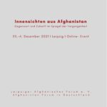 Innensichten aus Afghanistan – Gegenwart und Zukunft im Spiegel der Vergangenheit