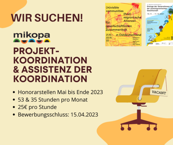 Starkes Duo für mikopa 2023 gesucht!