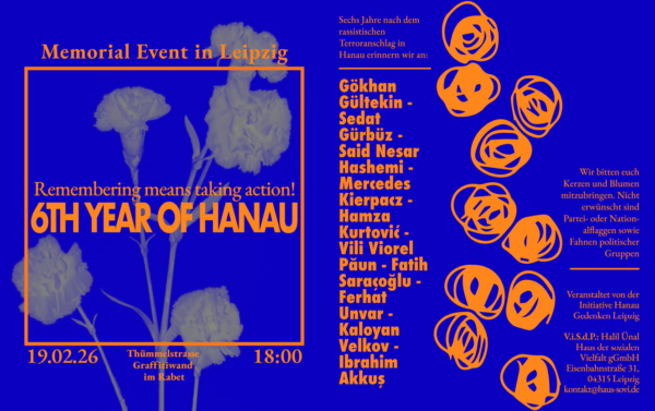 Aufruf der Leipziger Initiative Hanau Gedenken