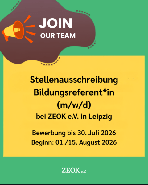 gestaltete Stellenausschreibung