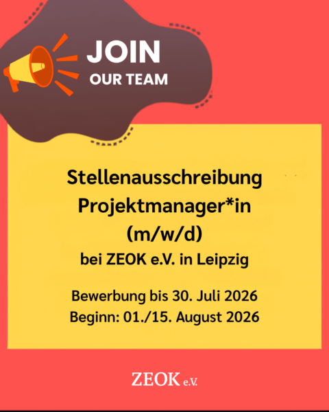gestaltete Stellenausschreibung